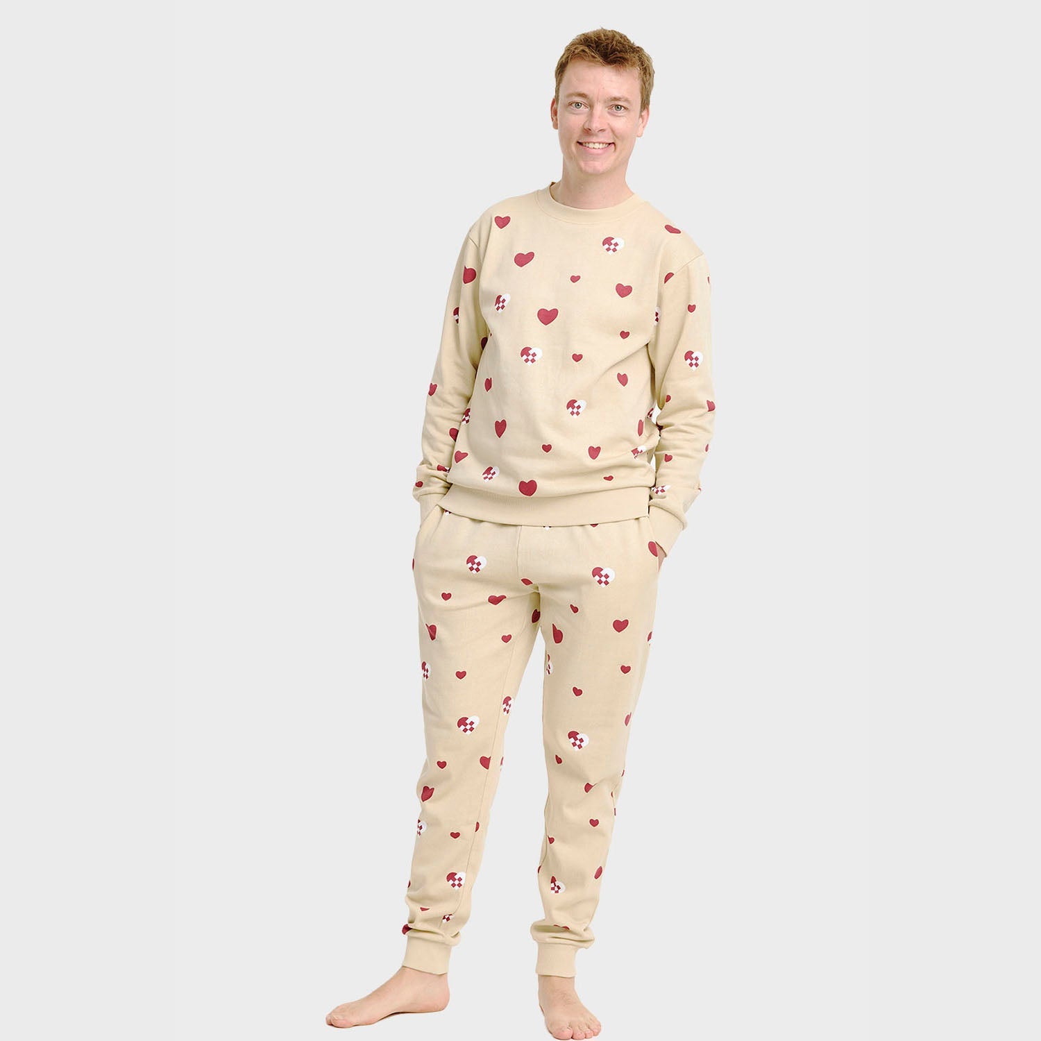 Christmas Heart Sweat Set – Men